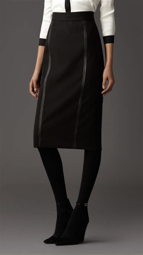 burberry pencil|Burberry runway skirts.